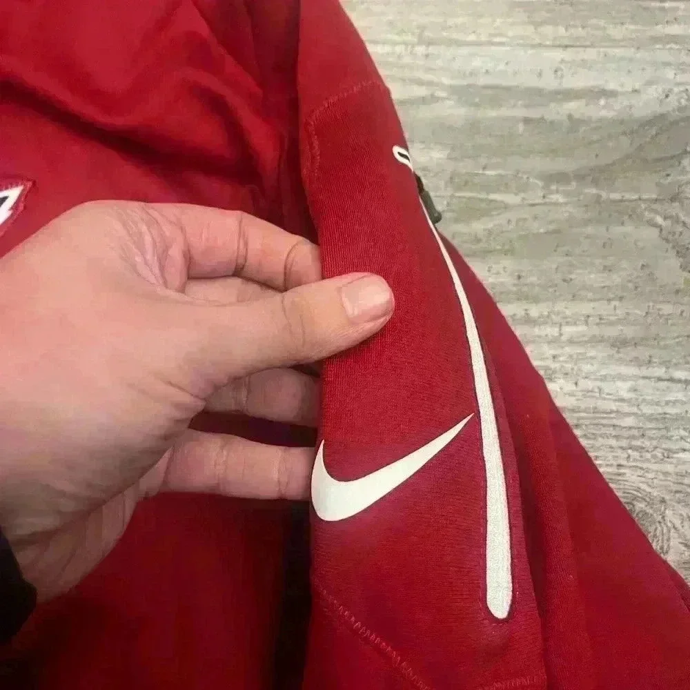 Team issued on field NFL cardinals 4x Nike zip up - Picture 2 of 6